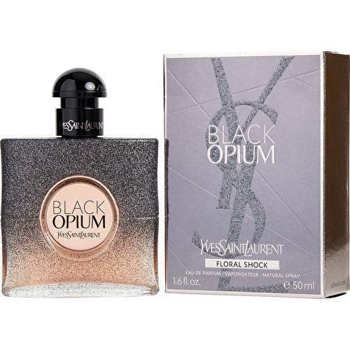 Yves Saint Laurent Black Opium Floral Shock Eau de Parfum Spray for WoMen, 1.6 Ounce