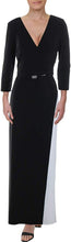 
                        
                          Muat gambar ke penampil Galeri, LAUREN RALPH LAUREN Womens Tonisha Two Tone Surplice Evening Dress
                        
                      