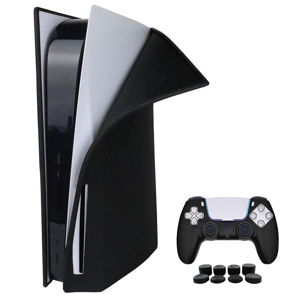 Aosai PS5 Silicone Skin Cover, Dustproof Anti-Scratch Anti-Fall Protector Case for Sony Playstation - JOY2ESpree