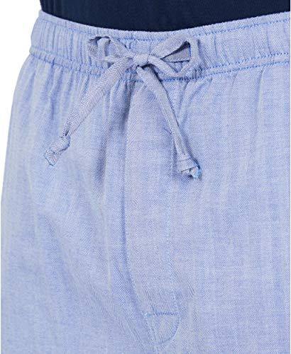 Nautica Men's Soft Woven 100% Cotton Elastic Waistband Sleep Pajama Short - JOY2ESpree