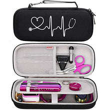 
                        
                          Load image into Gallery viewer, BOVKE Travel Case for 3M Littmann Classic III, Lightweight II S.E, Cardiology IV Diagnostic, MDF Acoustica Deluxe Stethoscopes
                        
                      