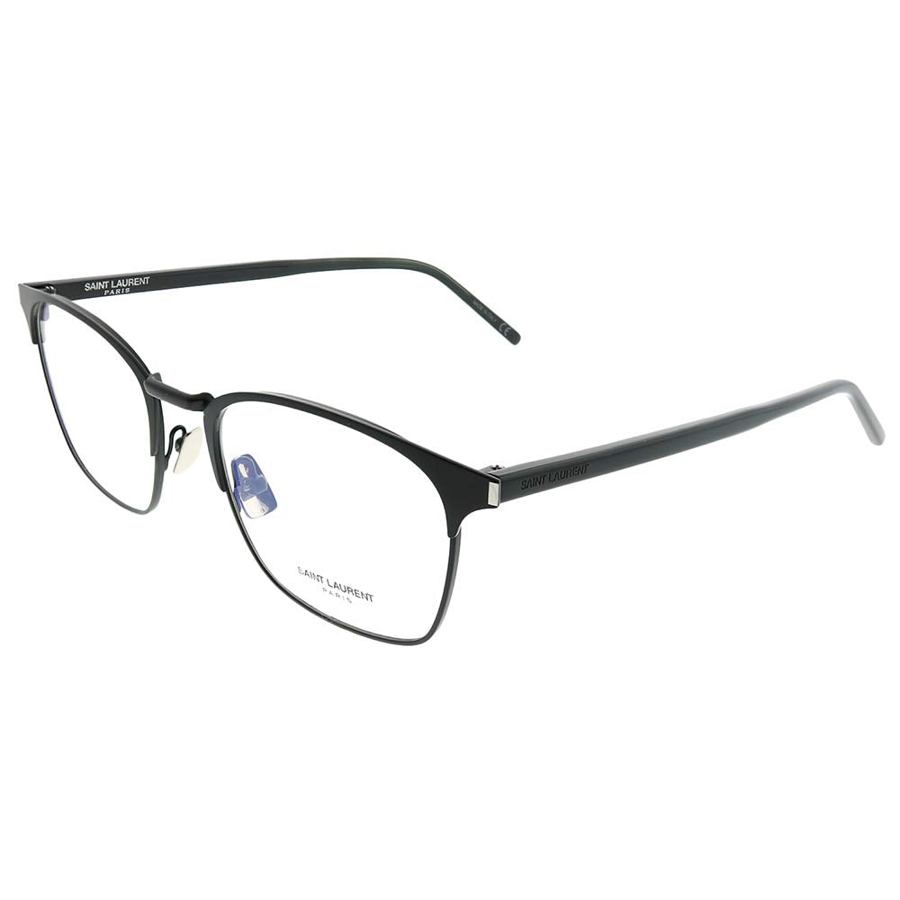 Saint Laurent SL 224 001 Black Metal Square Eyeglasses 52mm