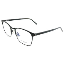 
                        
                          Muat gambar ke penampil Galeri, Saint Laurent SL 224 001 Black Metal Square Eyeglasses 52mm
                        
                      
