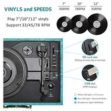 
                        
                          將圖片載入圖庫檢視器 Record Player with Speakers Vinyl Record Player Wireless Turntables - JOY2ESpree
                        
                      