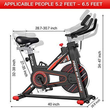 
                        
                          Cargar imagen en el visor de la galería, MEVEM [2021 Upgraded] Exercise Bike Indoor Cycling Bike with LCD Monitor and Heart Rate Sensor Stationary Bike for Home Cardio Workout - JOY2ESpree
                        
                      