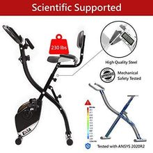 
                        
                          將圖片載入圖庫檢視器 EXIA Folding Magnetic Exercise Bike with Pulse Sensor, Upright and Recumbent Stationary Bike - JOY2ESpree
                        
                      