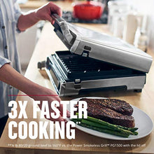 
                        
                          Muat gambar ke penampil Galeri, George Foreman Family Size (4-6 Servings), GRD6090B Smokeless-Digital Smart Select, Stainless Steel - JOY2ESpree
                        
                      