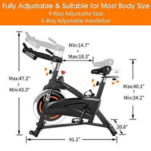 
                        
                          Muat gambar ke penampil Galeri, FXW Magnetic Resistance Indoor Spin Bike Cycling Stationary Exercise Bikes - JOY2ESpree
                        
                      