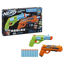 
                        
                          Load image into Gallery viewer, NERF Roblox Jailbreak: Armory, Includes 2 Hammer-Action Blasters, 10 Elite Darts, Code to Unlock in-Game Virtual Item
                        
                      