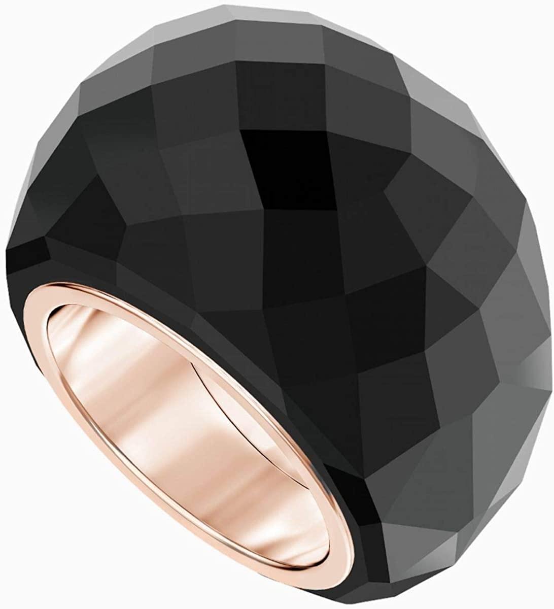 Swarovski Nirvana Ring Black Rose-Gold Tone PVD - JOY2ESpree