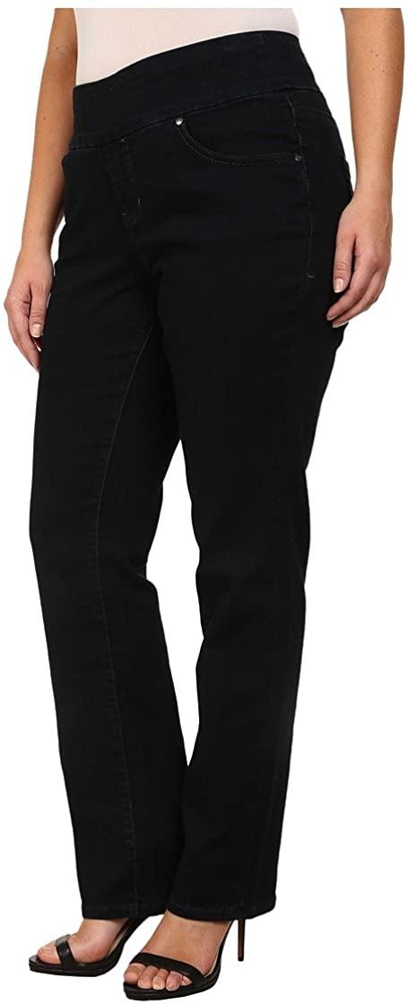 Jag Jeans Women's Plus-Size Peri Pull on Straight Leg Jean