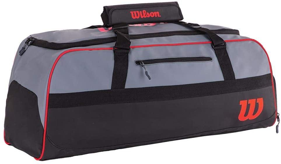 Wilson Sporting Goods Tennis Bag, Black/Blue/Silver, OSFA - JOY2ESpree
