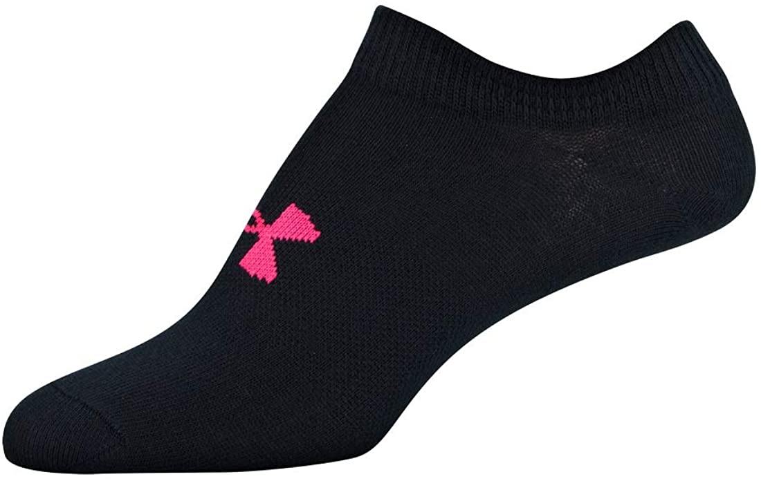 Under Armour Youth Essential 2.0 No Show Socks, 6-Pairs