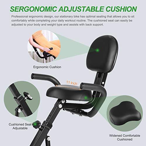 HOMGIM Folding Exercise Bike Indoor Cycling Bike - JOY2ESpree