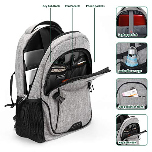 SHRRADOO Durable Anti Theft Laptop Backpack Travel Backpacks Bookbag
