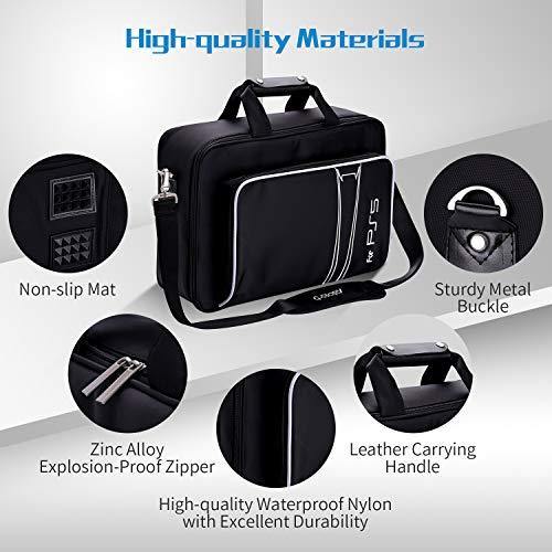 G-STORY Case Storage Bag for PS5, Console Carrying Case Compatible Playstation 5 and PS5 Digital Edition - JOY2ESpree