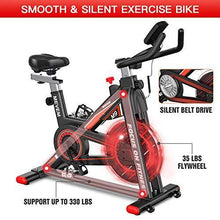 
                        
                          Cargar imagen en el visor de la galería, MEVEM [2021 Upgraded] Exercise Bike Indoor Cycling Bike with LCD Monitor and Heart Rate Sensor Stationary Bike for Home Cardio Workout - JOY2ESpree
                        
                      