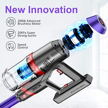 
                        
                          Load image into Gallery viewer, Cordless Vacuum Cleaner, ONSON Powerful Suction Stick Vacuum 4 in 1 Handheld Vacuum for Home Hard Floor Carpet Pet Hair, Lightweight - JOY2ESpree
                        
                      