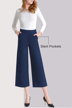 
                        
                          將圖片載入圖庫檢視器 Tsful High Waisted Wide Leg Pants for Women Summer Business Casual Crop Dress Pants Stretch Pull On Capris
                        
                      