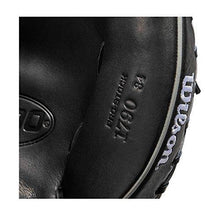 
                        
                          Cargar imagen en el visor de la galería, Wilson A2000 34-Inch SuperSkin Baseball Glove, Black/Silver, Left (Right Hand Throw) - JOY2ESpree
                        
                      