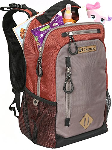 Columbia Carson Pass Backpack Diaper Bag, Rust