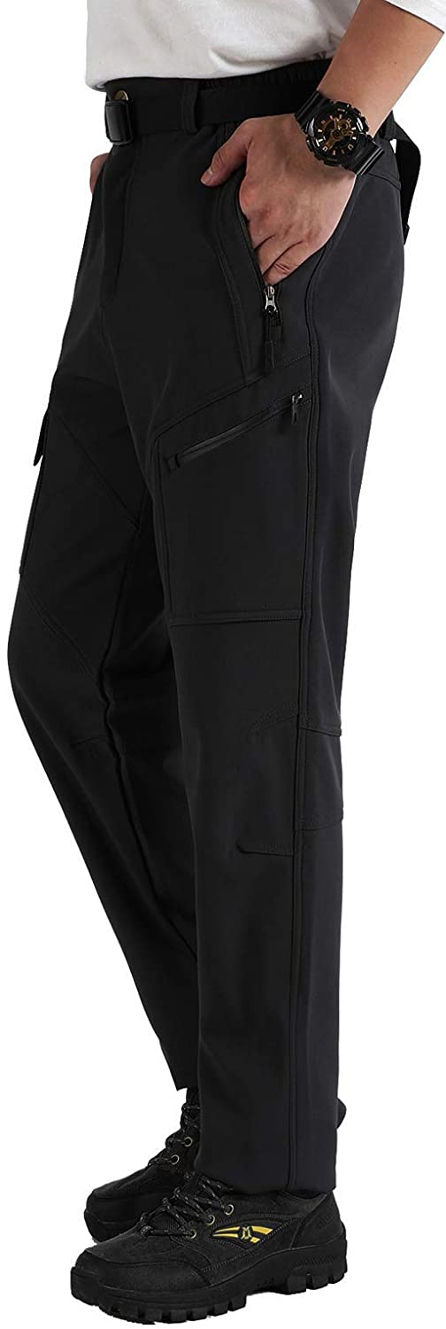 Singbring Men's Outdoor Windproof Waterproof Hiking Ski Snow Pants