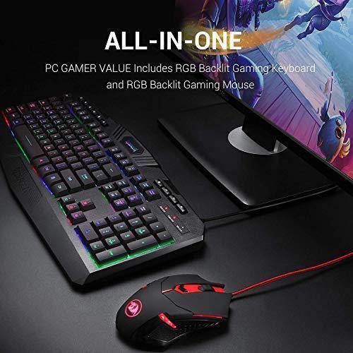 Redragon S101 Wired Gaming Keyboard and Mouse Combo RGB Backlit Gaming Keyboard - JOY2ESpree