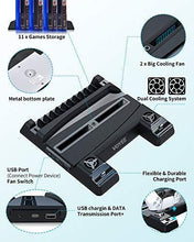 
                        
                          將圖片載入圖庫檢視器 VOYEE Vertical Stand with Suction Cooling System/Dual Controller Charger Station/11 Game Slots Compatible - JOY2ESpree
                        
                      