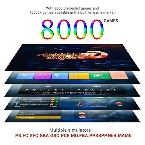 3D Pandora Games Arcade Game Console - 8000 Games Installed - JOY2ESpree