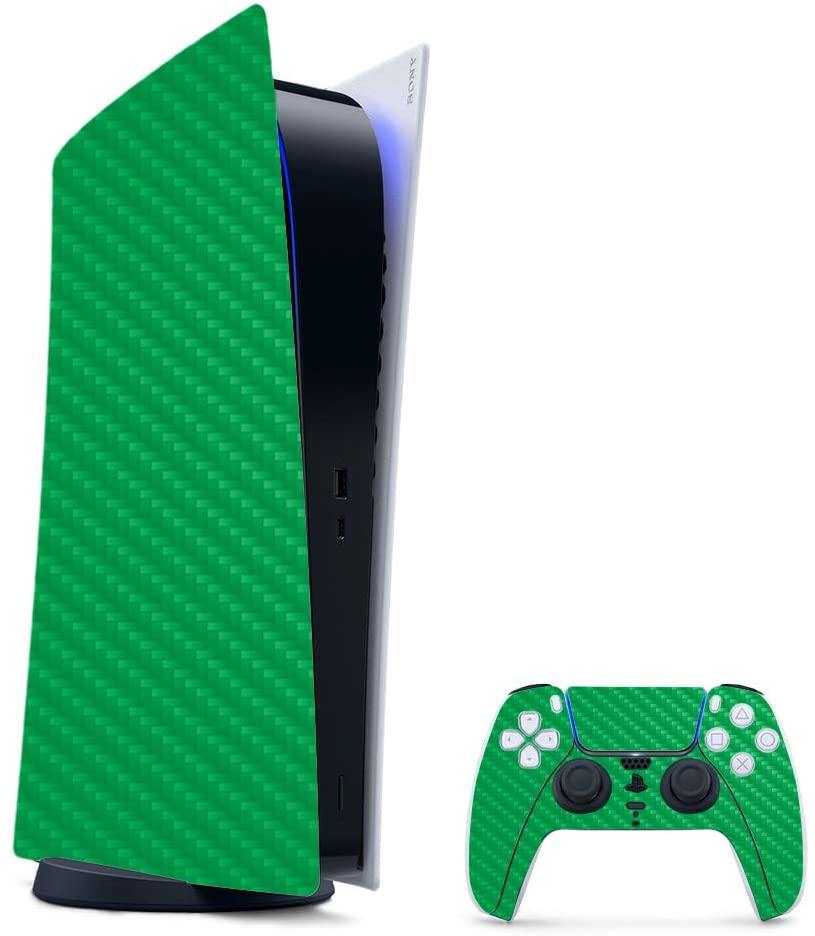 MightySkins Carbon Fiber Skin Compatible with PS5 / Playstation 5 Digital Edition Bundle - JOY2ESpree