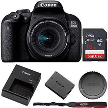 
                        
                          Muat gambar ke penampil Galeri, Canon EOS 800D/Rebel T7i Digital SLR Camera with 18-55 is STM Lens Black + 16GB Memory Card
                        
                      