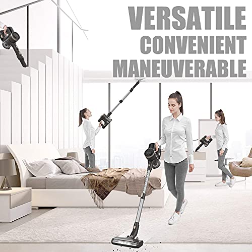ORFELD Cordless Vacuum, 22000Pa Hurricane Suction Stick Vacuum 4 in 1, 45 mins Runtime, Dual Hepa Filtration Vacuum Cleaner - JOY2ESpree
