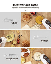 
                        
                          Load image into Gallery viewer, DmofwHi 5 Speed Hand Mixer Electric, 300W Ultra Power Kitchen Hand Mixers with 6 Stainless Steel Attachments - JOY2ESpree
                        
                      