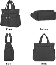 
                        
                          將圖片載入圖庫檢視器 Canvas Tote Bag Waterproof Nylon Multi Pocket Shoulder Bags Laptop Work Bag Teacher Purse and Handbags for Women &amp; Men
                        
                      