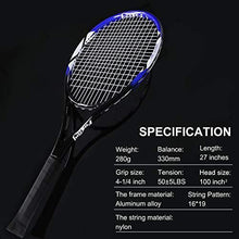 
                        
                          Muat gambar ke penampil Galeri, Fostoy Adult Recreational Tennis Racket, 27 inch Tennis Racquet with Carry Bag, Professional Tennis Racket, Good Control Grip, Vibration Dampe - JOY2ESpree
                        
                      