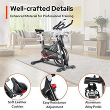 
                        
                          將圖片載入圖庫檢視器 Ober Stationary Exercise Bike 300 lb Capacity, Cardio Workout Spin Bikes for Home, Indoor Cycling Bike with Heart Rate Monitor - JOY2ESpree
                        
                      