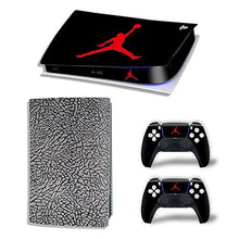 
                        
                          Load image into Gallery viewer, PS5 Digital Version Console and Controllers Skin Vinyl Sticker Decal Cover for PlayStation 5 Console and Controllers -Jordan Black Cement - JOY2ESpree
                        
                      