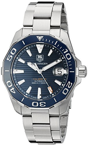 TAG Heuer Men's 'Aquaracr' Swiss Automatic Stainless Steel Sport Watch (Model: WAY211C.BA0928)