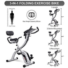 
                        
                          將圖片載入圖庫檢視器 Maxkare Folding Exercise Bike Recumbent Stationary Magnetic Indoor 3-IN-1 Cycling Bike Foldable w/Pulse Sensor /Arm Resistance Bands/LCD Monitor - JOY2ESpree
                        
                      