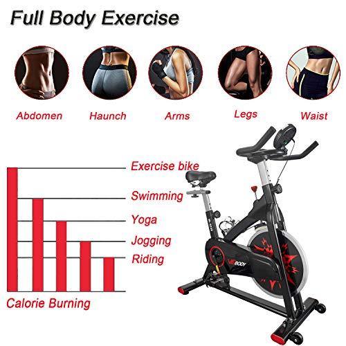 VIGBODY Exercise Bike Indoor Cycling Bike Adjustable Stationary Bicycle - JOY2ESpree