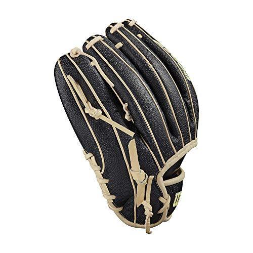 Wilson 2021 A2000 SuperSkin 1787 (Infield) - Right Hand Throw,11.75",Black, Yellow, WBW1000971175, Large - JOY2ESpree