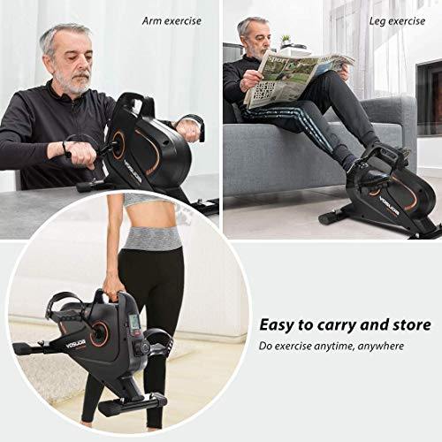 YOSUDA Under Desk Bike Pedal Exerciser - Magnetic Mini Exercise Bike for Arm /Leg Exercise, Desk Pedal Bike for Home/ Office Workout - JOY2ESpree