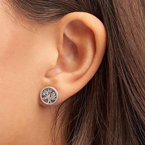 Pandora Jewelry Sparkling Family Tree Stud Cubic Zirconia Earrings in Sterling Silver - JOY2ESpree