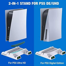 
                        
                          Cargar imagen en el visor de la galería, BEBONCOOL PS5 Stand with Cooling Fan, PS5 Cooling Station with Dual Controller Charger Station for Playstation 5 Console - JOY2ESpree
                        
                      
