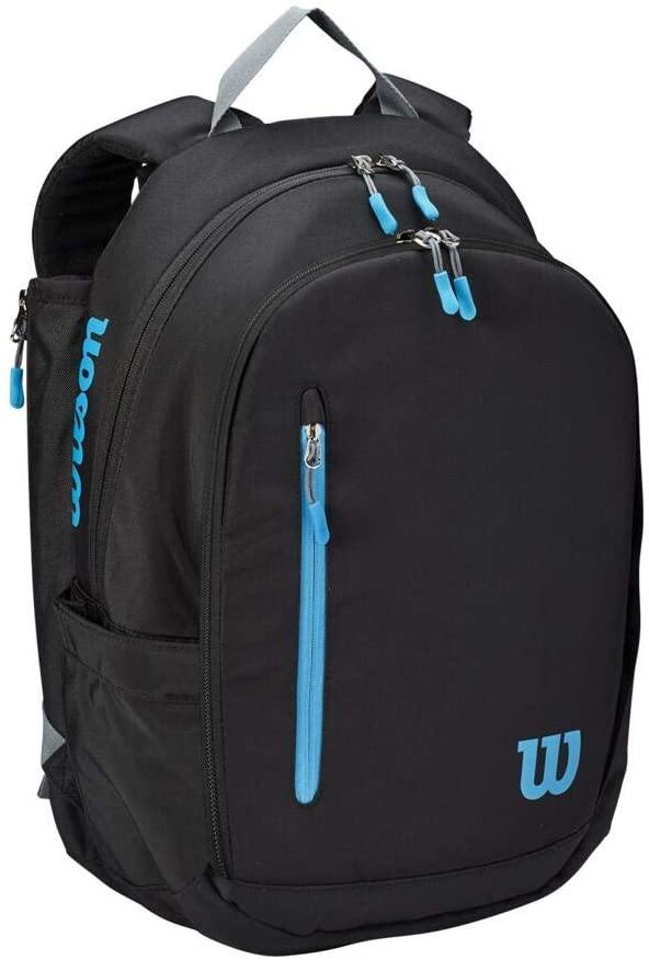 Wilson Sporting Goods Tennis Bag, Black/Blue/Silver, OSFA - JOY2ESpree