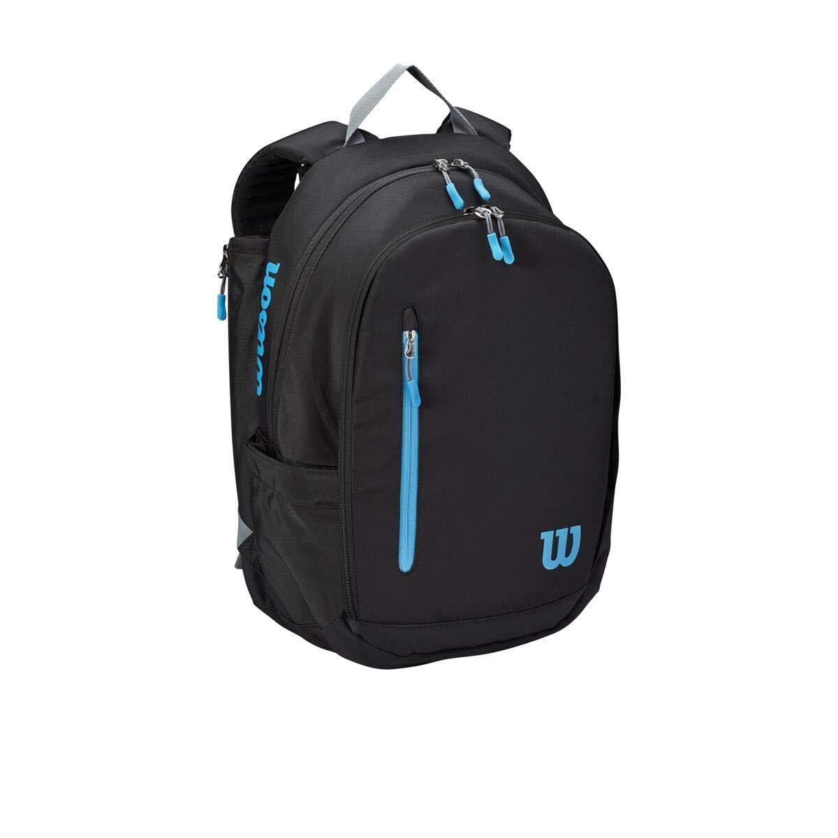Wilson Sporting Goods Tennis Bag, Black/Blue/Silver, OSFA - JOY2ESpree