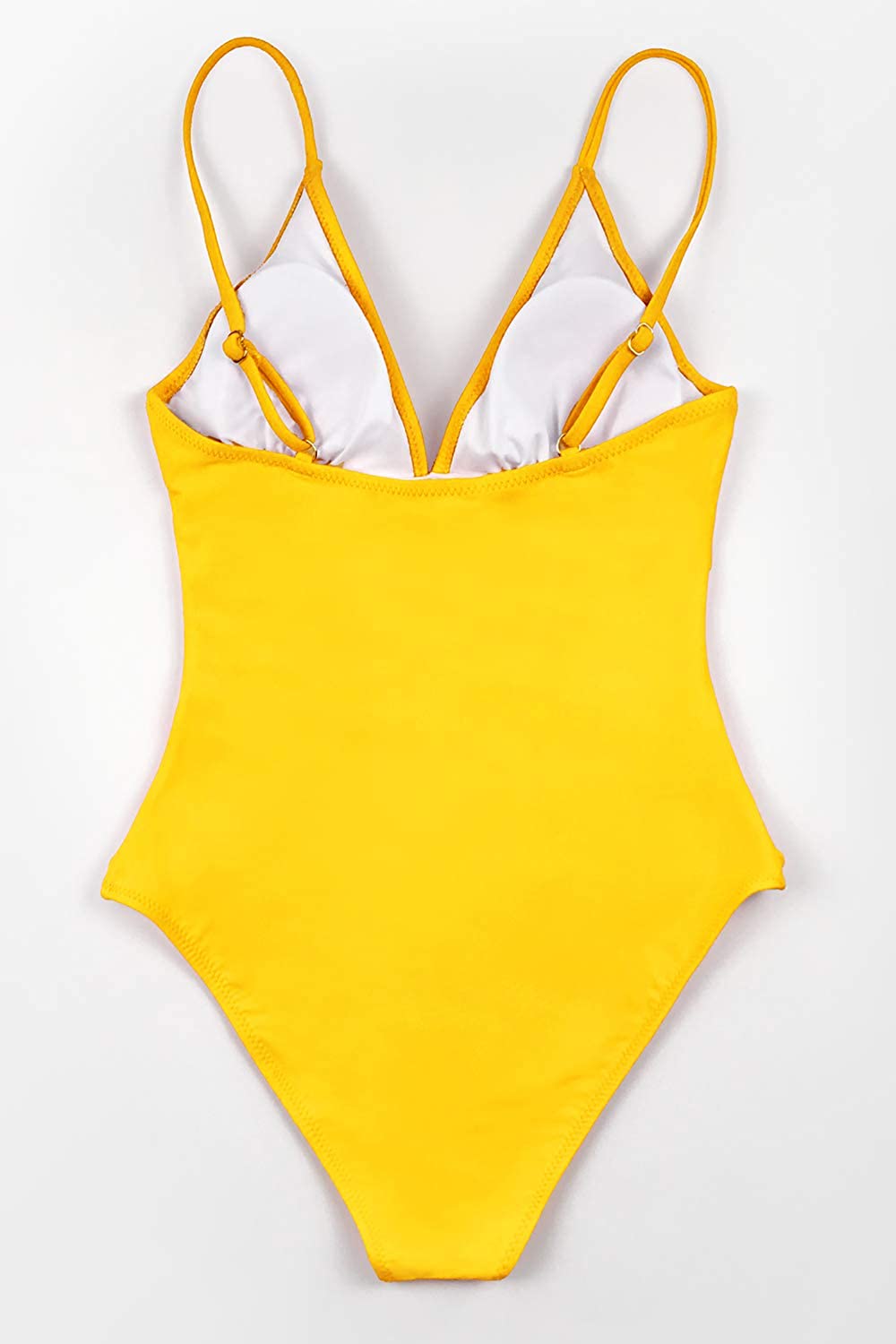 CUPSHE Women's One Piece Swimsuit Tummy Control V Neck Two Piece Bathing Suit
