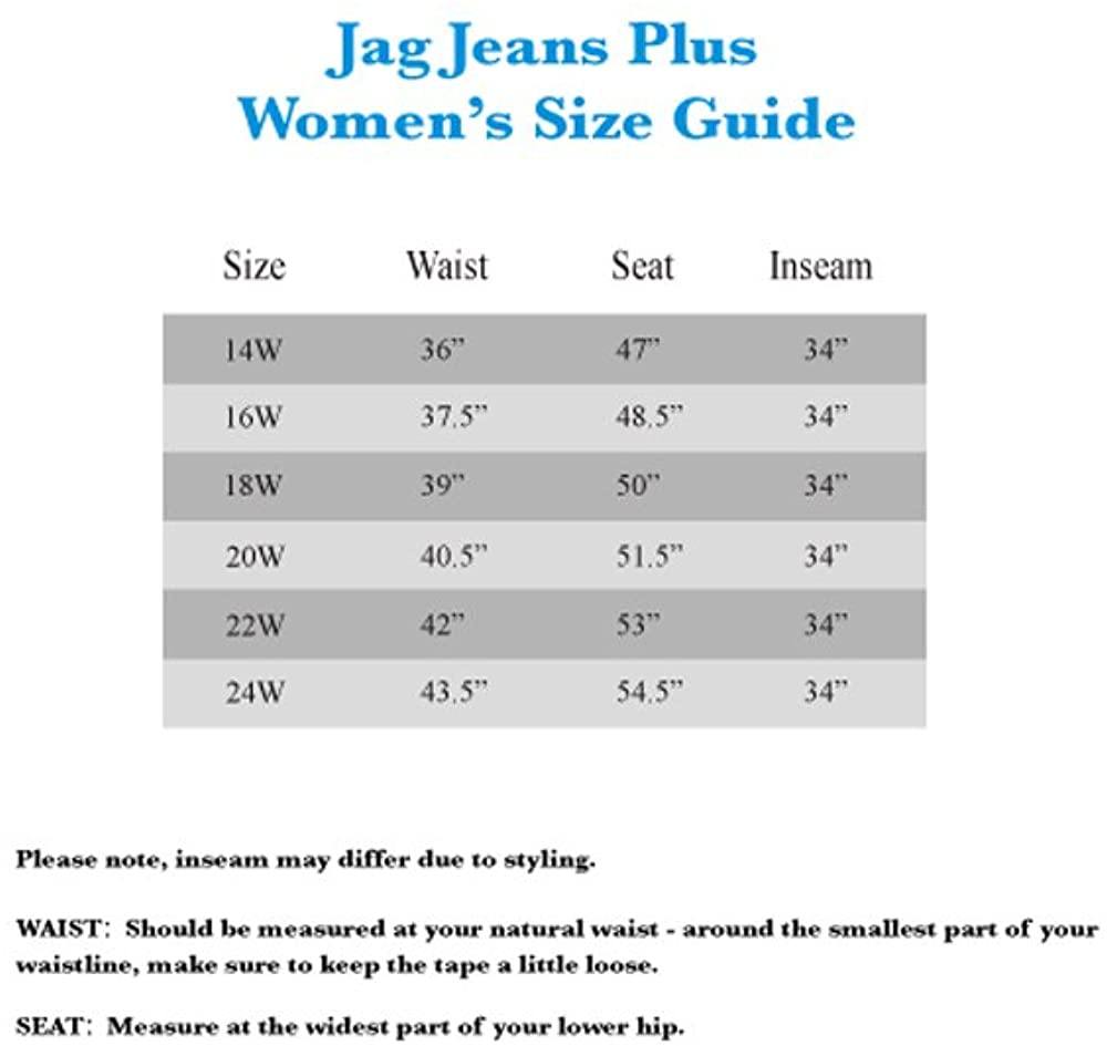 Jag Jeans Women's Plus Size Maya Skinny Pull on Crop Pant
