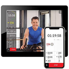 
                        
                          Cargar imagen en el visor de la galería, Women’s Health Men’s Health Bluetooth Indoor Cycling Bike with OPTIONAL 6 Month Subscription of the MyCloudFitness App - JOY2ESpree
                        
                      