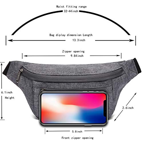 Entchin Fanny Pack for Hiking, Running and Travel